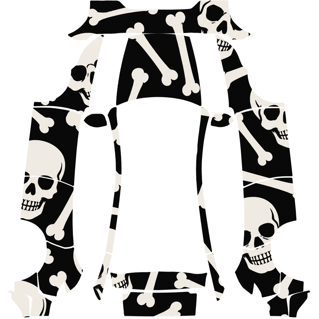 Halloween Matte Skeleton