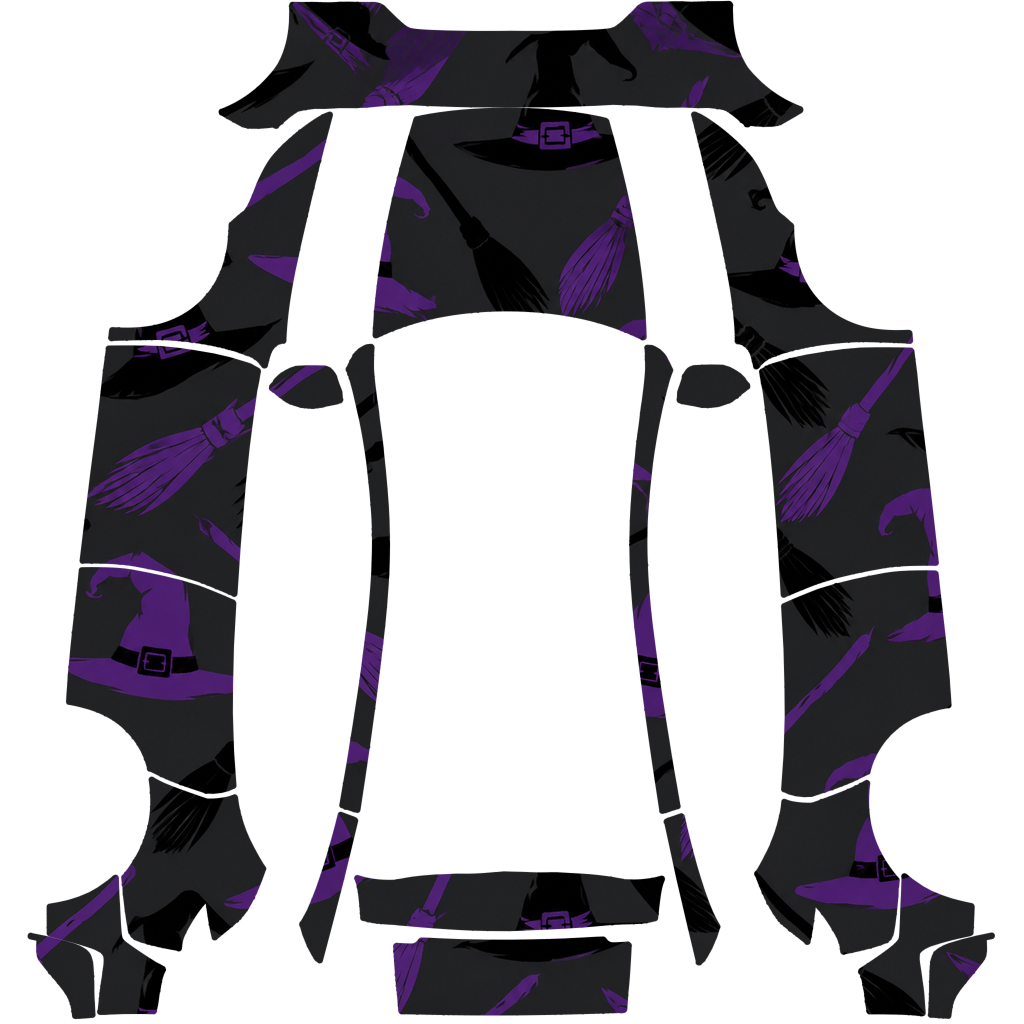 Halloween Witch Hat Broom