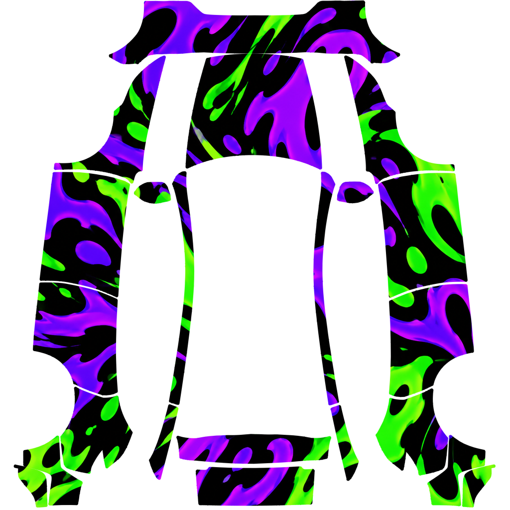 Halloween Neon Purple Green