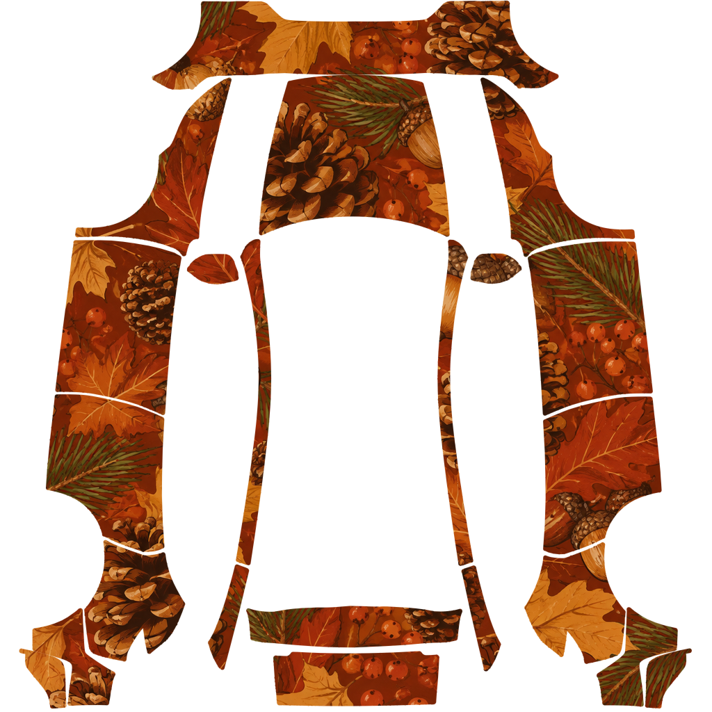 Thanksgiving Rust Acorn Pinecone